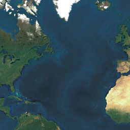 World Map Satellite